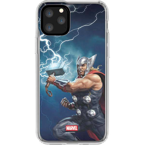 Marvel Thor Thor and Mjolnir iPhone 11 Pro Clear Case