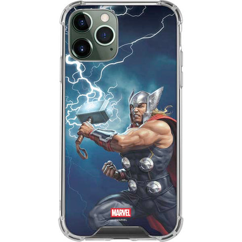 Marvel Thor Thor and Mjolnir iPhone 11 Pro Max Clear Case