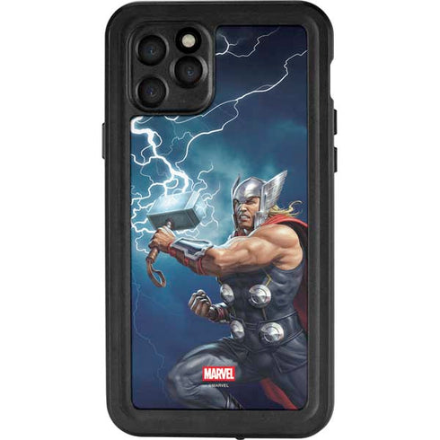 Marvel Thor Thor and Mjolnir iPhone 11 Pro Waterproof Case