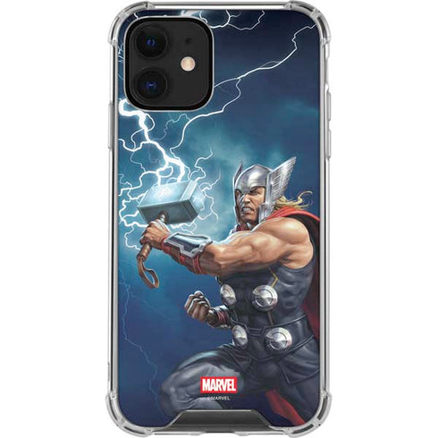 Marvel Thor Thor and Mjolnir iPhone 12 Clear Case