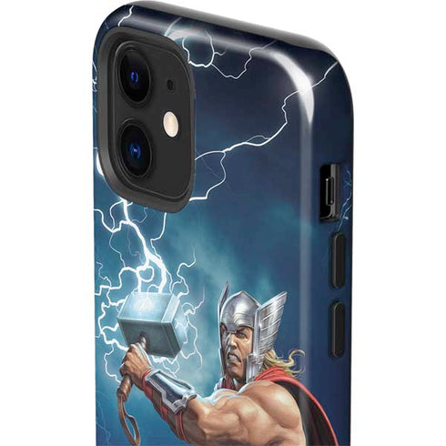 Marvel Thor Thor and Mjolnir iPhone 12 Mini Impact Case
