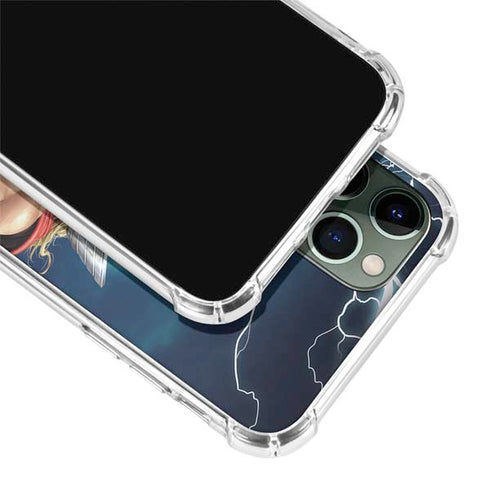 Marvel Thor Thor and Mjolnir iPhone 12 Pro Max Clear Case
