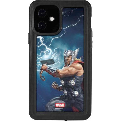Marvel Thor Thor and Mjolnir iPhone 12 Waterproof Case