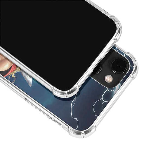Marvel Thor Thor and Mjolnir iPhone 13 Mini Clear Case