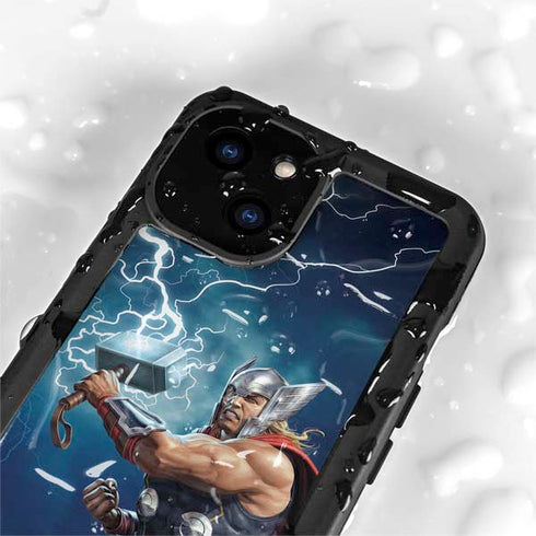 Marvel Thor Thor and Mjolnir iPhone 13 Mini Waterproof Case