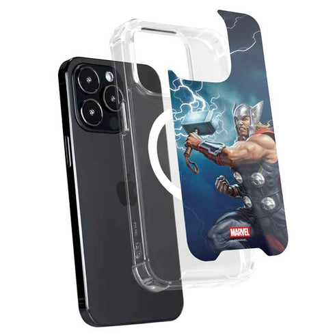 Marvel Thor Thor and Mjolnir iPhone 13 Pro MagSafe Case