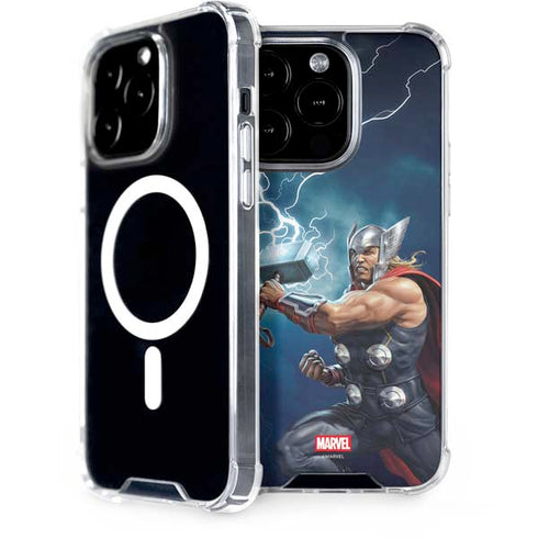 Marvel Thor Thor and Mjolnir iPhone 14 Pro MagSafe Case