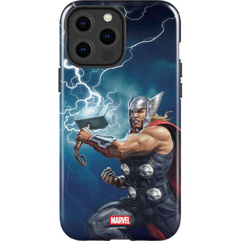 Marvel Thor Thor and Mjolnir iPhone 14 Pro Max Impact Case