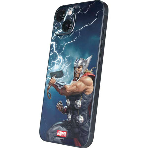 Marvel Thor Thor and Mjolnir iPhone 15 Plus Skin