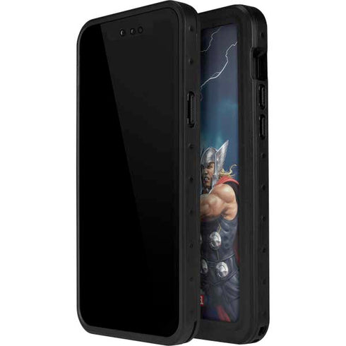 Marvel Thor Thor and Mjolnir iPhone 15 Plus Waterproof Case