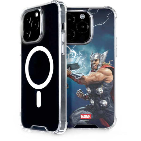 Marvel Thor Thor and Mjolnir iPhone 15 Pro MagSafe Case