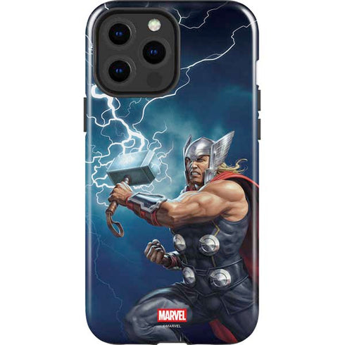 Marvel Thor Thor and Mjolnir iPhone 15 Pro Max Impact Case