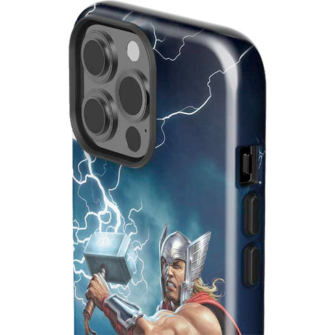 Marvel Thor Thor and Mjolnir iPhone 15 Pro Max Impact Case