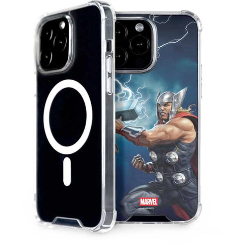 Marvel Thor Thor and Mjolnir iPhone 15 Pro Max MagSafe Case