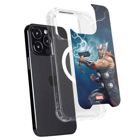 Marvel Thor Thor and Mjolnir iPhone 15 Pro Max MagSafe Case