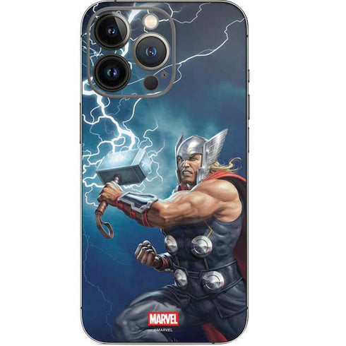 Marvel Thor Thor and Mjolnir iPhone 15 Pro Skin
