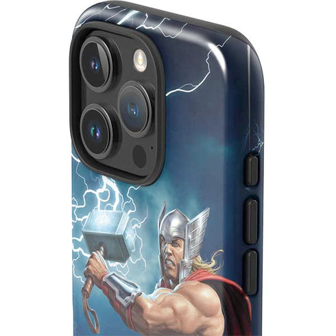 Marvel Thor Thor and Mjolnir iPhone 16 Pro Max Impact Case