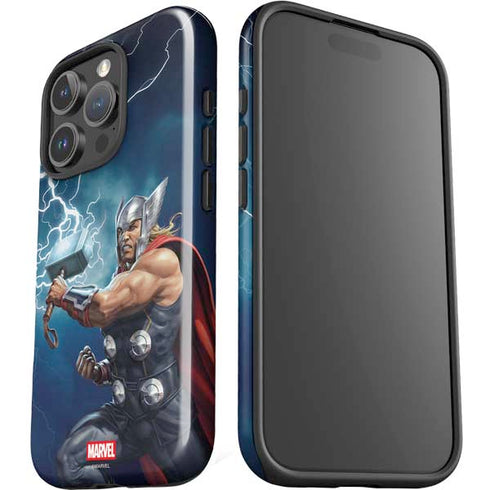 Marvel Thor Thor and Mjolnir iPhone 16 Pro Max Impact Case