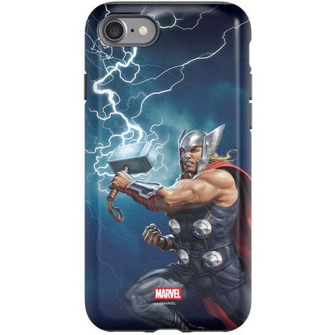 Marvel Thor Thor and Mjolnir iPhone SE (2nd & 3rd Gen) Pro Case