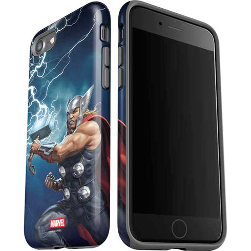 Marvel Thor Thor and Mjolnir iPhone SE (2nd & 3rd Gen) Pro Case