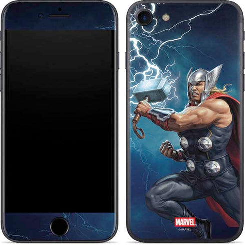 Marvel Thor Thor and Mjolnir iPhone SE (2nd & 3rd Gen) Skin