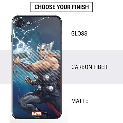 Marvel Thor Thor and Mjolnir iPhone SE (2nd & 3rd Gen) Skin
