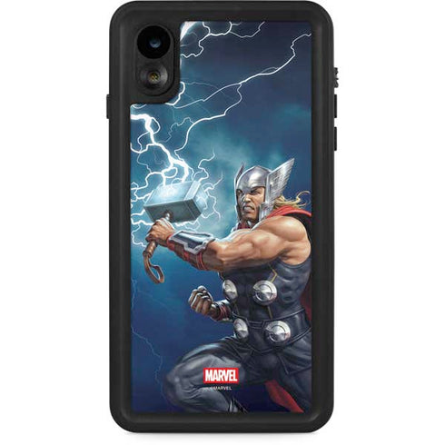 Marvel Thor Thor and Mjolnir iPhone XR Waterproof Case