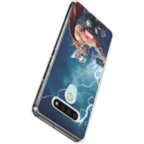 Marvel Thor Thor and Mjolnir LG Stylo 6 Clear Case