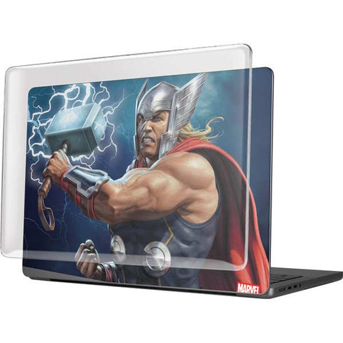 Marvel Thor Thor and Mjolnir MacBook Pro 14in (2021-24) Case plus Skin
