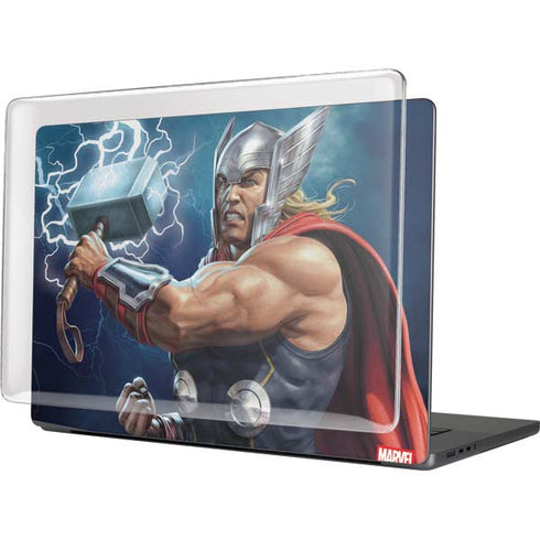 Marvel Thor Thor and Mjolnir MacBook Pro 16in (2021-25) Case plus Skin