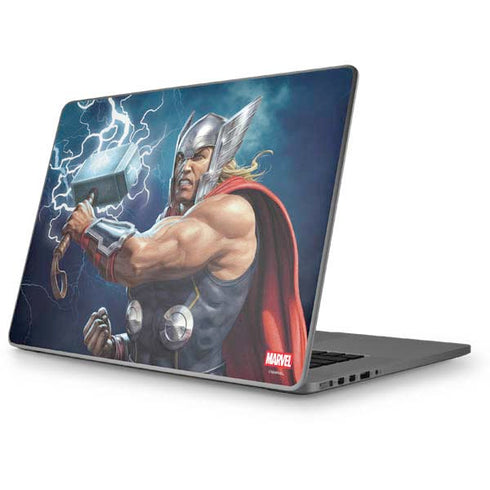 Marvel Thor Thor and Mjolnir Apple MacBook Pro 17-inch Skin