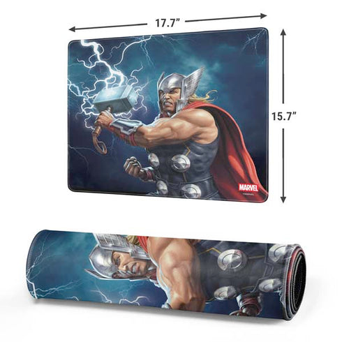 Marvel Thor Thor and Mjolnir Gaming Mouse Pad