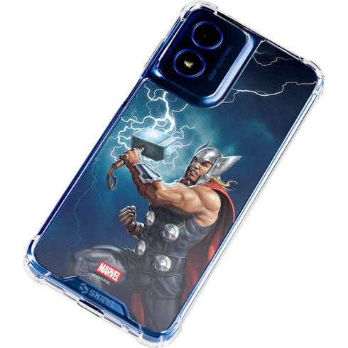 Marvel Thor Thor and Mjolnir Moto G Play 4G (2024) Clear Case