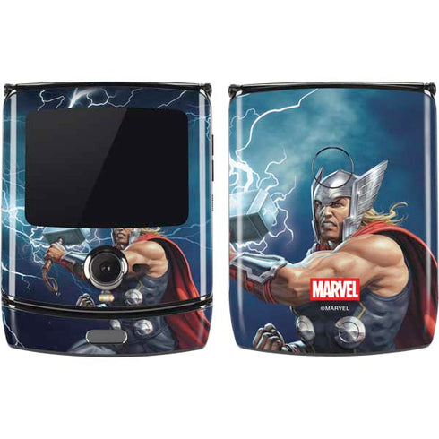 Marvel Thor Thor and Mjolnir Motorola RAZR Skin