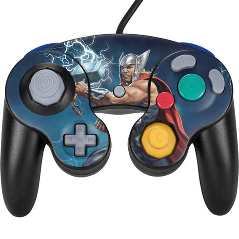 Marvel Thor Thor and Mjolnir Nintendo GameCube Controller Skin