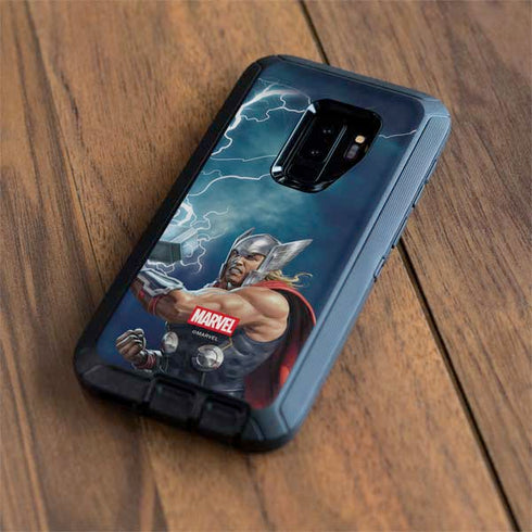 Marvel Thor Thor and Mjolnir Otterbox Defender Galaxy Skin