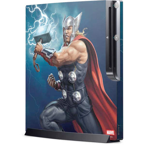 Marvel Thor Thor and Mjolnir Playstation 3 & PS3 Slim Skin