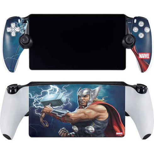 Marvel Thor Thor and Mjolnir PlayStation Portal Remote Player Skin