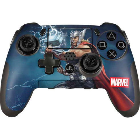 Marvel Thor Thor and Mjolnir PlayStation Scuf Vantage 2 Controller Skin