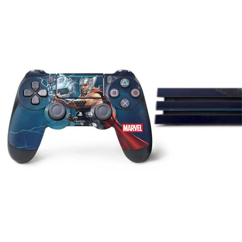 Marvel Thor Thor and Mjolnir PS4 Pro Bundle Skin