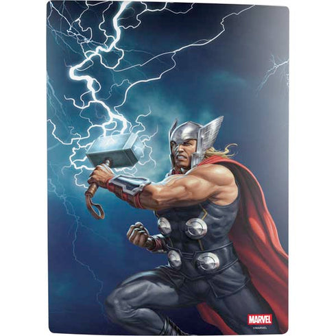 Marvel Thor Thor and Mjolnir PS5 Digital Edition Console Skin