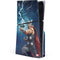 Marvel Thor Thor and Mjolnir PS5 Slim Disk Console Skin