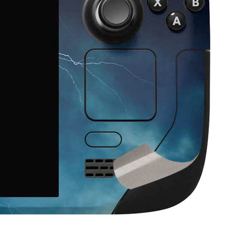 Marvel Thor Thor and Mjolnir Steam Deck Handheld Gaming Computer OLED Skin