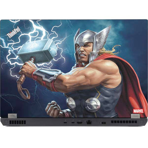 Marvel Thor Thor and Mjolnir Lenovo ThinkPad Skin