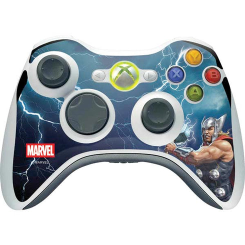 Marvel Thor Thor and Mjolnir Xbox 360 Wireless Controller Skin