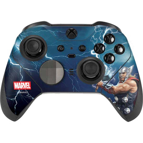 Marvel Thor Thor and Mjolnir Xbox Elite Wireless Controller Series 2 Skin