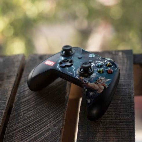 Marvel Thor Thor and Mjolnir Xbox One X Controller Skin