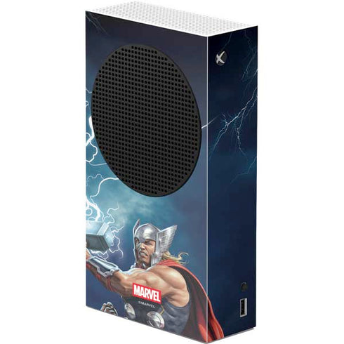 Marvel Thor Thor and Mjolnir Xbox Series S Console Skin