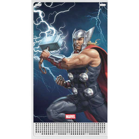 Marvel Thor Thor and Mjolnir Xbox Series S Console Skin