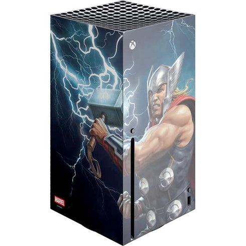 Marvel Thor Thor and Mjolnir Xbox Series X Console Skin
